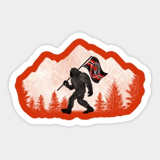 Bigfoot - The Browns Fan Sticker